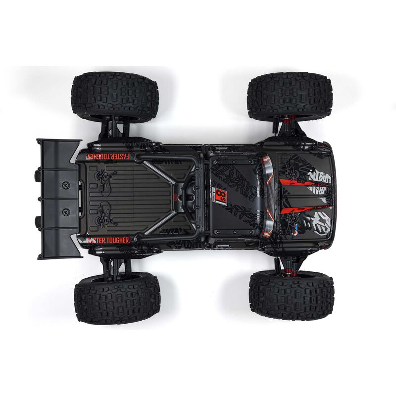 ARRMA 1/5 OUTCAST 4X4 8S BLX EXB Brushless Stunt Truck RTR, Black - 19