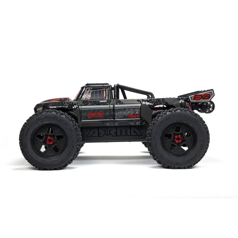 ARRMA 1/5 OUTCAST 4X4 8S BLX EXB Brushless Stunt Truck RTR, Black - 18