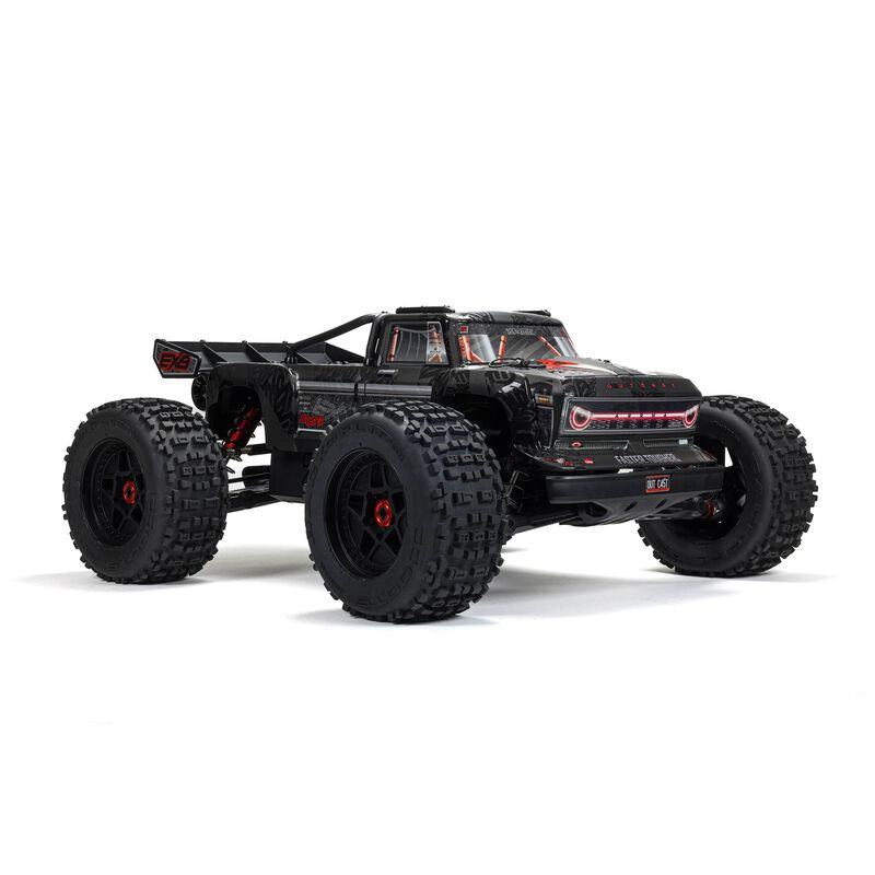 ARRMA 1/5 OUTCAST 4X4 8S BLX EXB Brushless Stunt Truck RTR, Black - 13