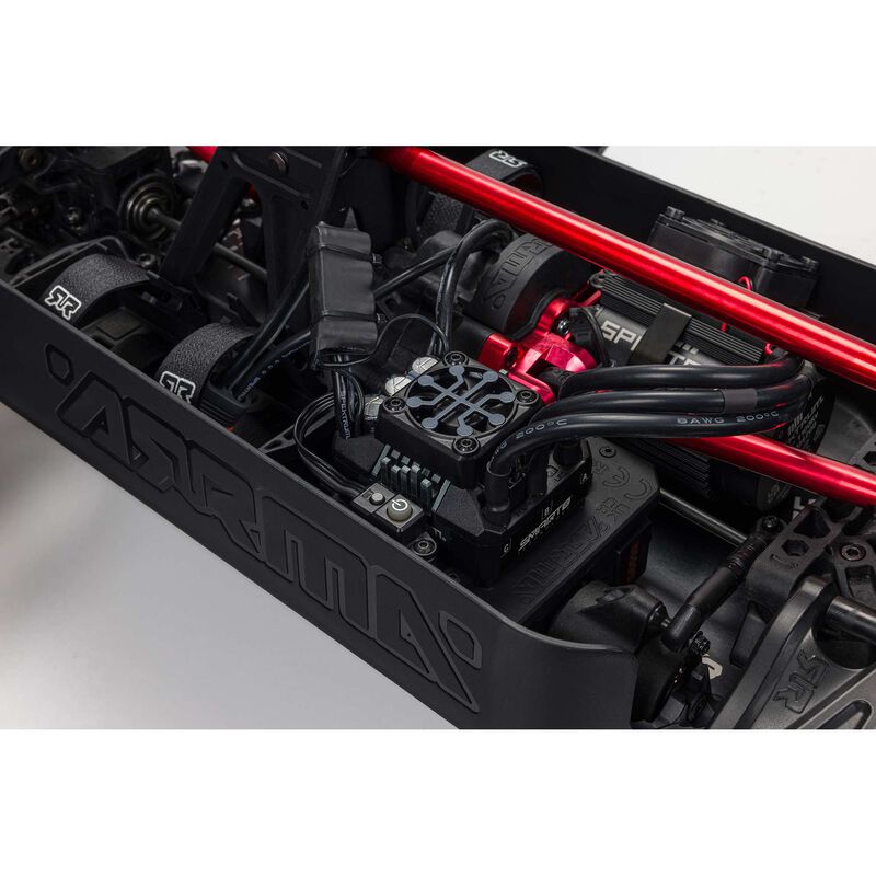 ARRMA 1/5 OUTCAST 4X4 8S BLX EXB Brushless Stunt Truck RTR, Black - 11
