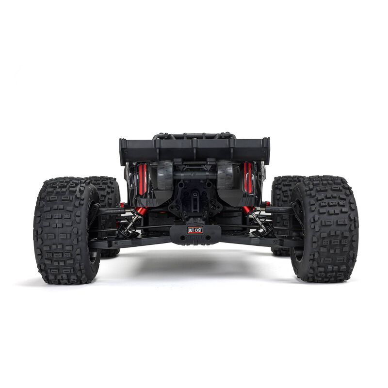 ARRMA 1/5 OUTCAST 4X4 8S BLX EXB Brushless Stunt Truck RTR, Black - 16