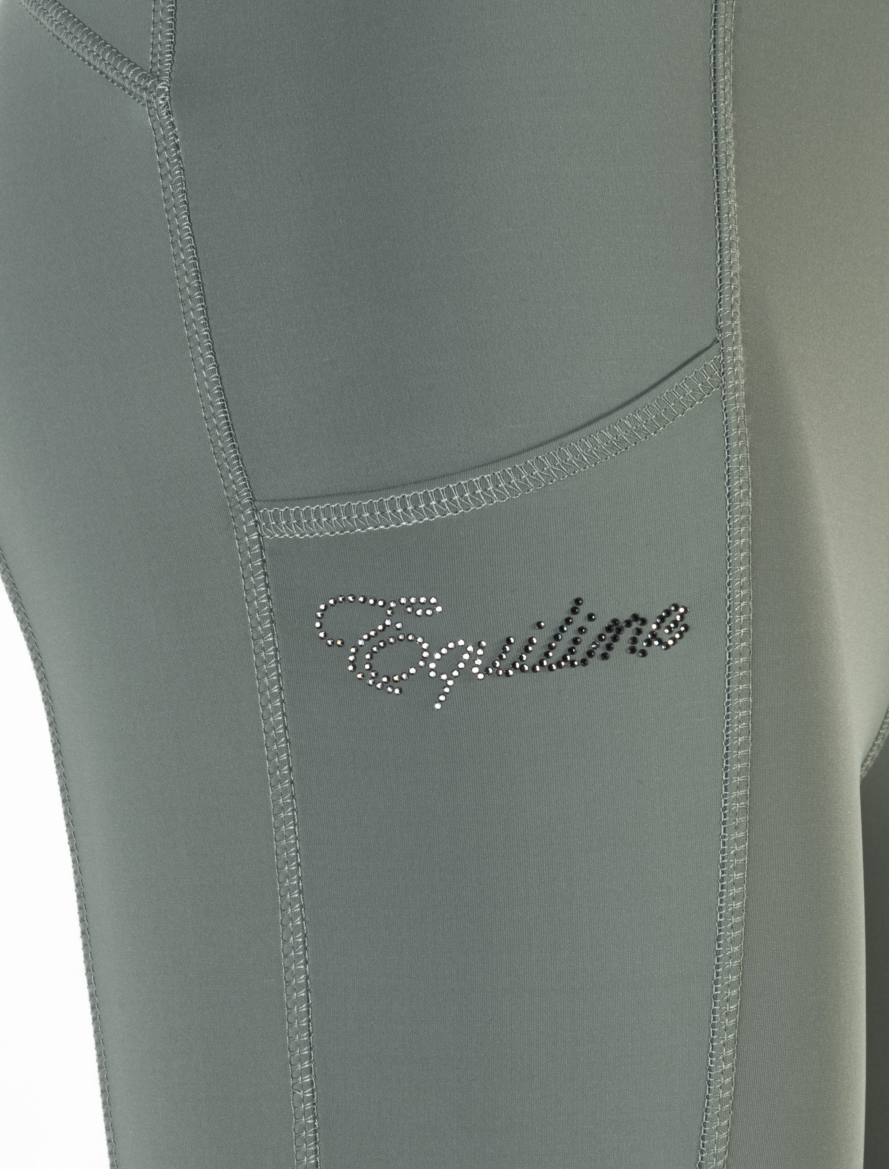 Ridtights Equiline Ediekh hög midja front detalj