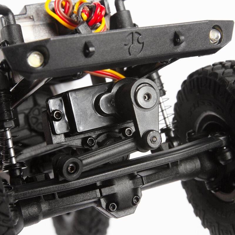 AXIAL 1/24 SCX24 Deadbolt 4WD Rock Crawler Brushed RTR, Red - 9