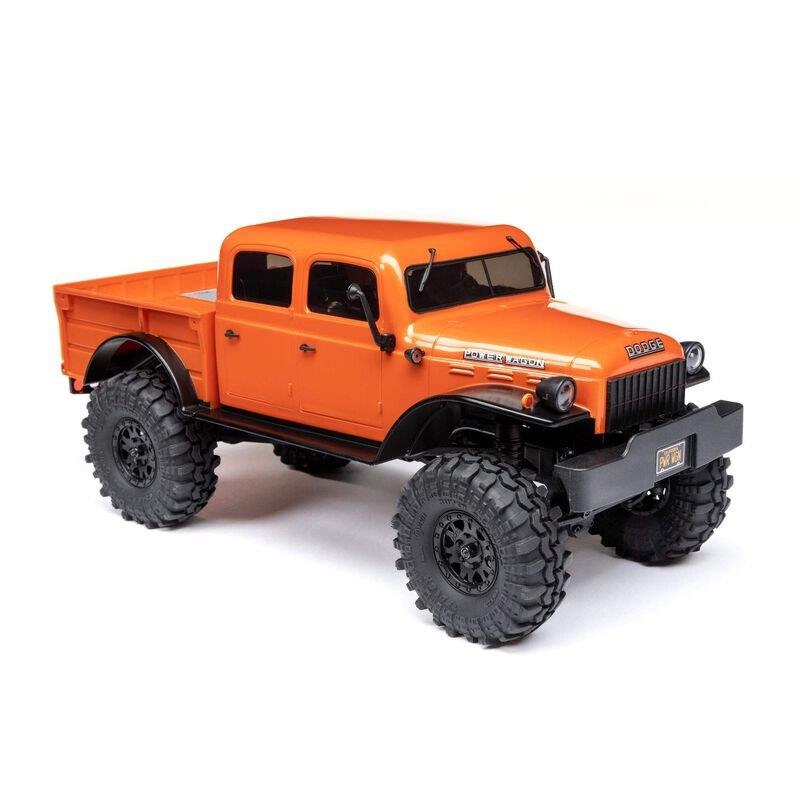 AXIAL 1/24 SCX24 Dodge Power Wagon 4WD Rock Crawler Brushed RTR, Orange - 9