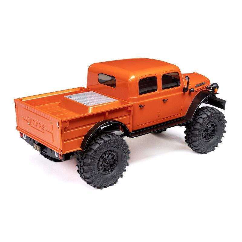 AXIAL 1/24 SCX24 Dodge Power Wagon 4WD Rock Crawler Brushed RTR, Orange - 11