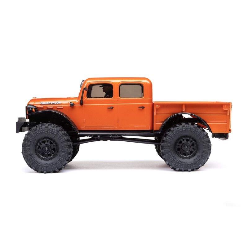 AXIAL 1/24 SCX24 Dodge Power Wagon 4WD Rock Crawler Brushed RTR, Orange - 14