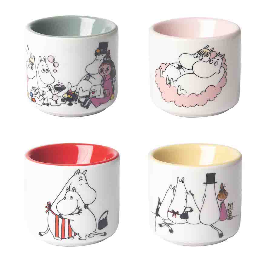 Egg cups Moomin LOVE 4 pcs