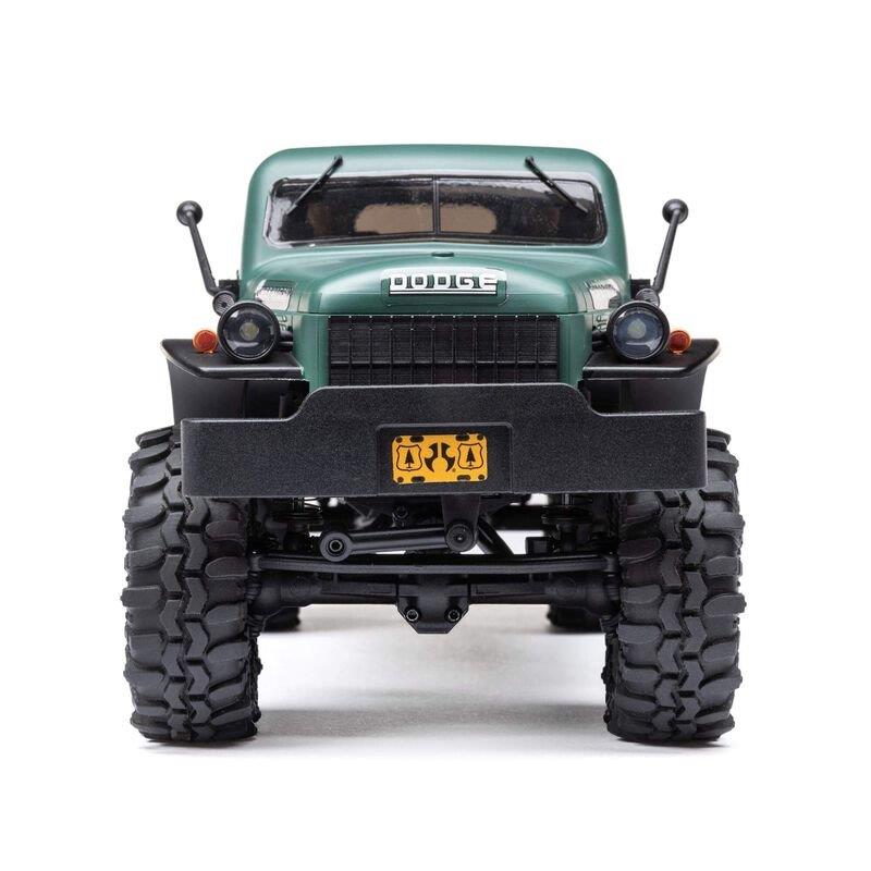 AXIAL 1/24 SCX24 Dodge Power Wagon 4WD Rock Crawler Brushed RTR, Green - 8