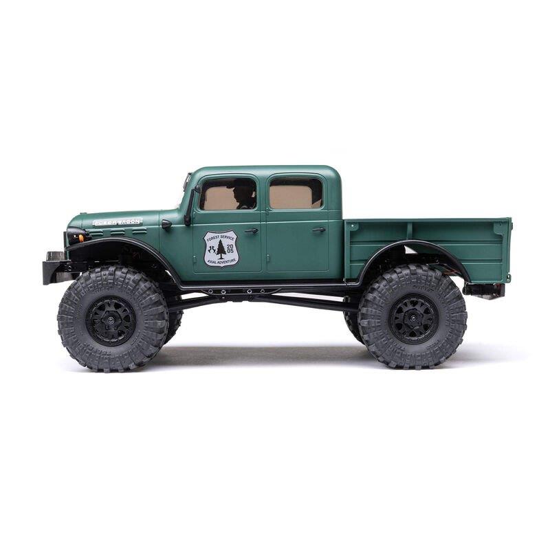AXIAL 1/24 SCX24 Dodge Power Wagon 4WD Rock Crawler Brushed RTR, Green - 14