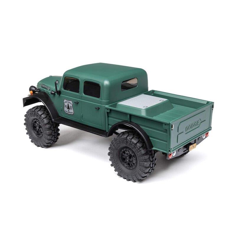 AXIAL 1/24 SCX24 Dodge Power Wagon 4WD Rock Crawler Brushed RTR, Green - 13