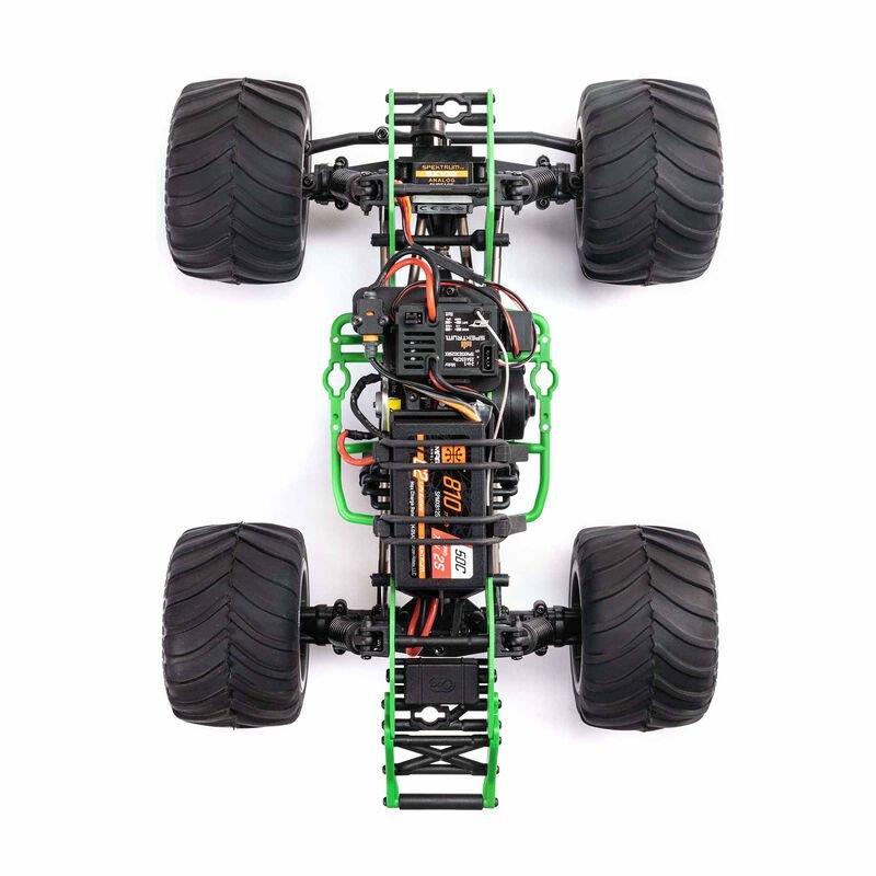 LOSI 1/18 Mini LMT 4X4 Brushed Monster Truck RTR, Grave Digger - 16
