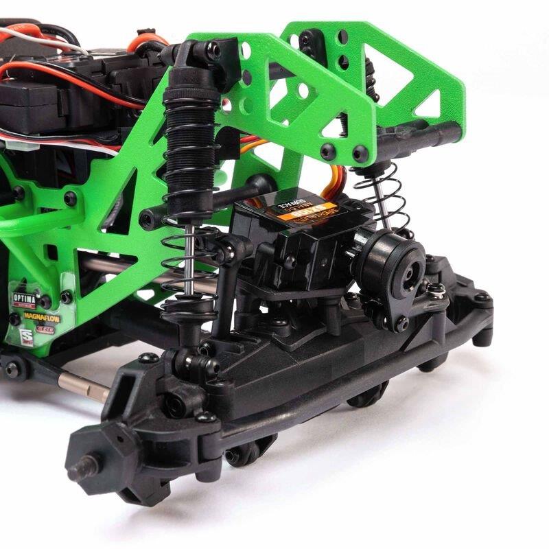 LOSI 1/18 Mini LMT 4X4 Brushed Monster Truck RTR, Grave Digger - 18