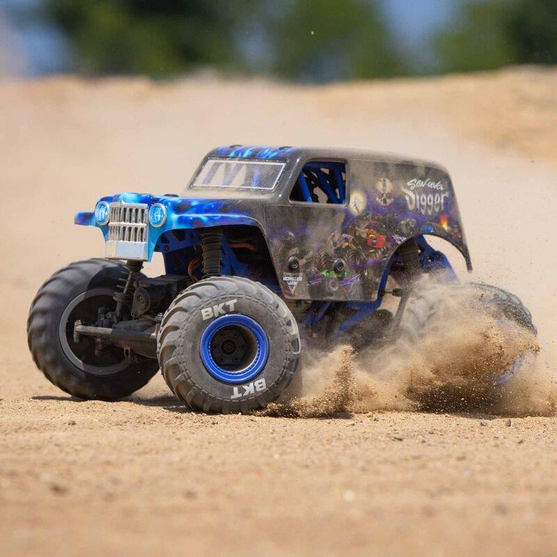 LOSI 1/18 Mini LMT 4X4 Brushed Monster Truck RTR, Son-Uva Digger - 6