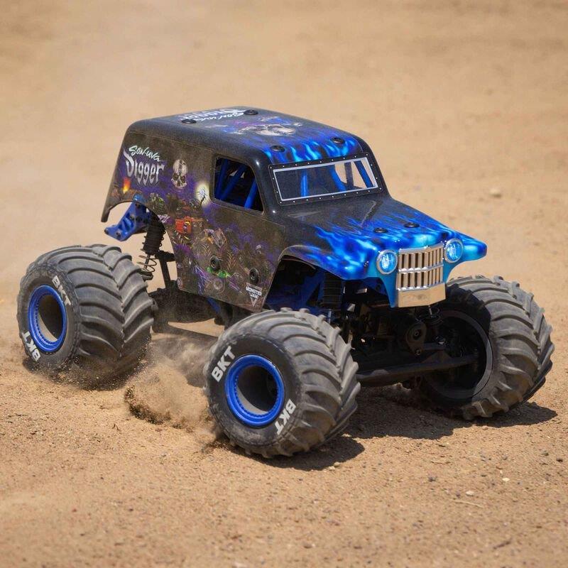 LOSI 1/18 Mini LMT 4X4 Brushed Monster Truck RTR, Son-Uva Digger - 5