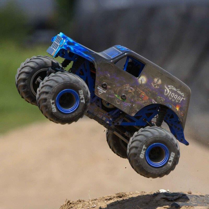 LOSI 1/18 Mini LMT 4X4 Brushed Monster Truck RTR, Son-Uva Digger - 4