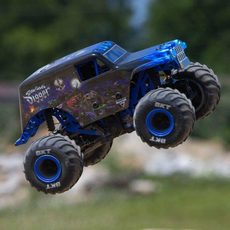 LOSI 1/18 Mini LMT 4X4 Brushed Monster Truck RTR, Son-Uva Digger - 3