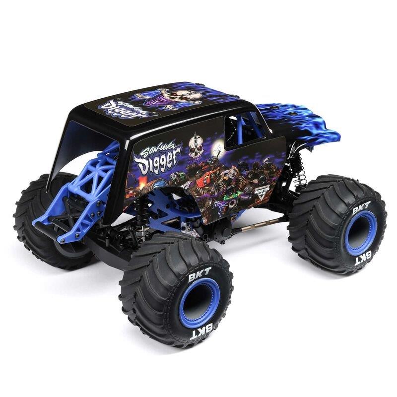 LOSI 1/18 Mini LMT 4X4 Brushed Monster Truck RTR, Son-Uva Digger - 12