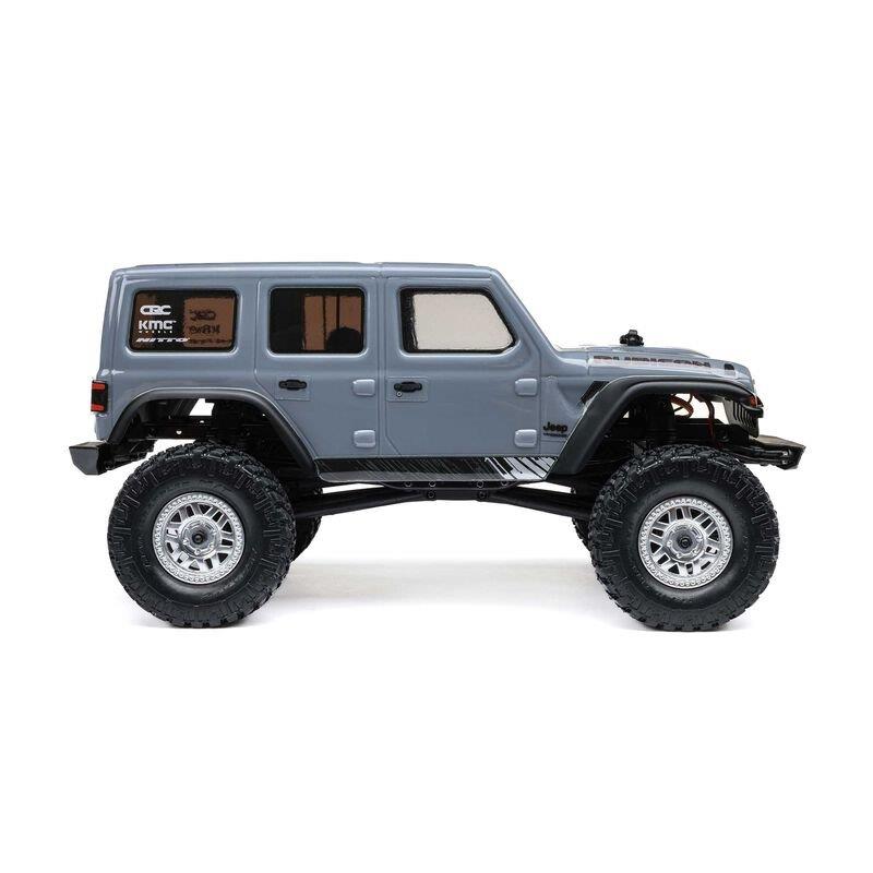 AXIAL 1/24 SCX24 Jeep Wrangler JLU 4X4 Rock Crawler Brushed RTR, Gray - 11