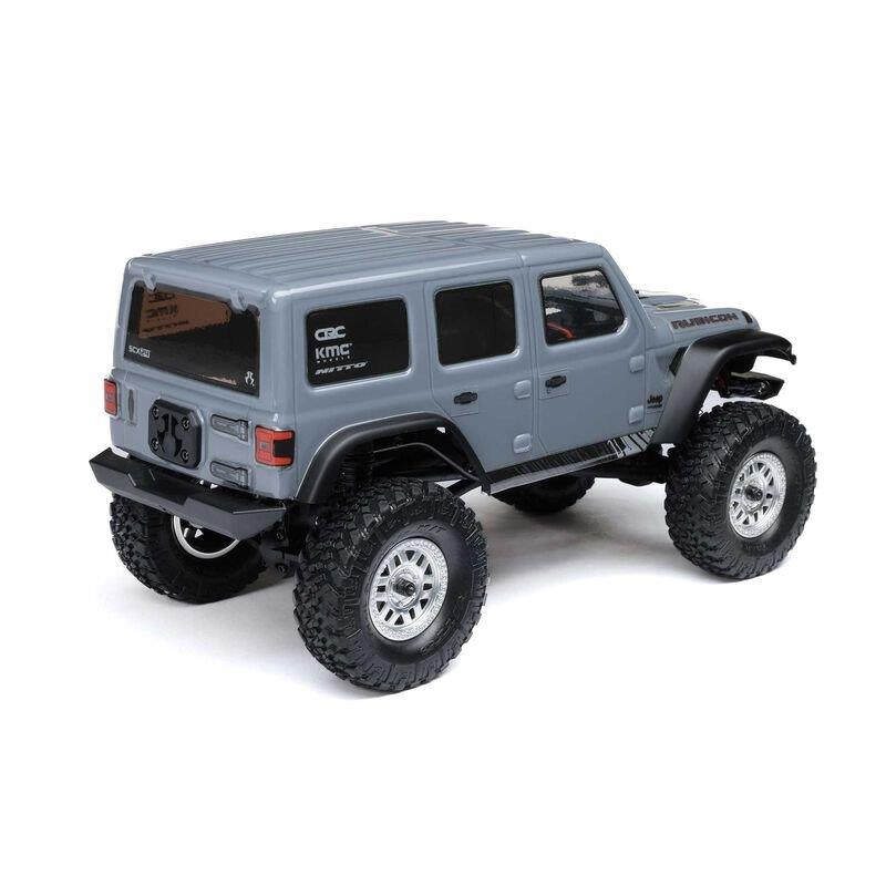 AXIAL 1/24 SCX24 Jeep Wrangler JLU 4X4 Rock Crawler Brushed RTR, Gray - 12