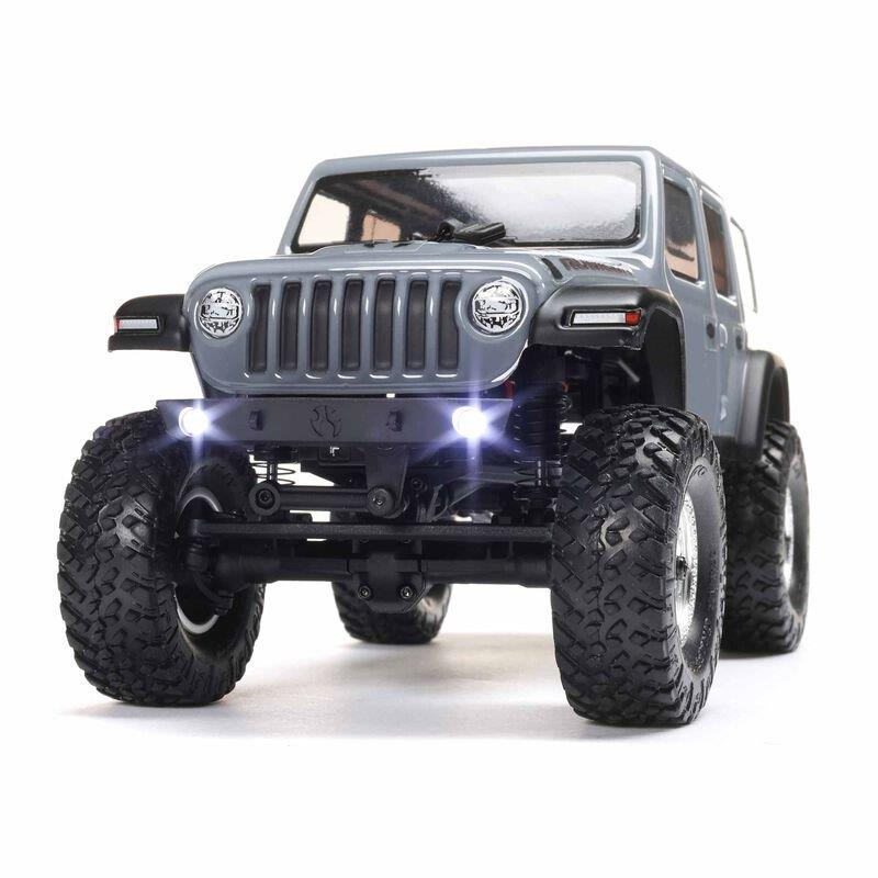 AXIAL 1/24 SCX24 Jeep Wrangler JLU 4X4 Rock Crawler Brushed RTR, Gray - 17