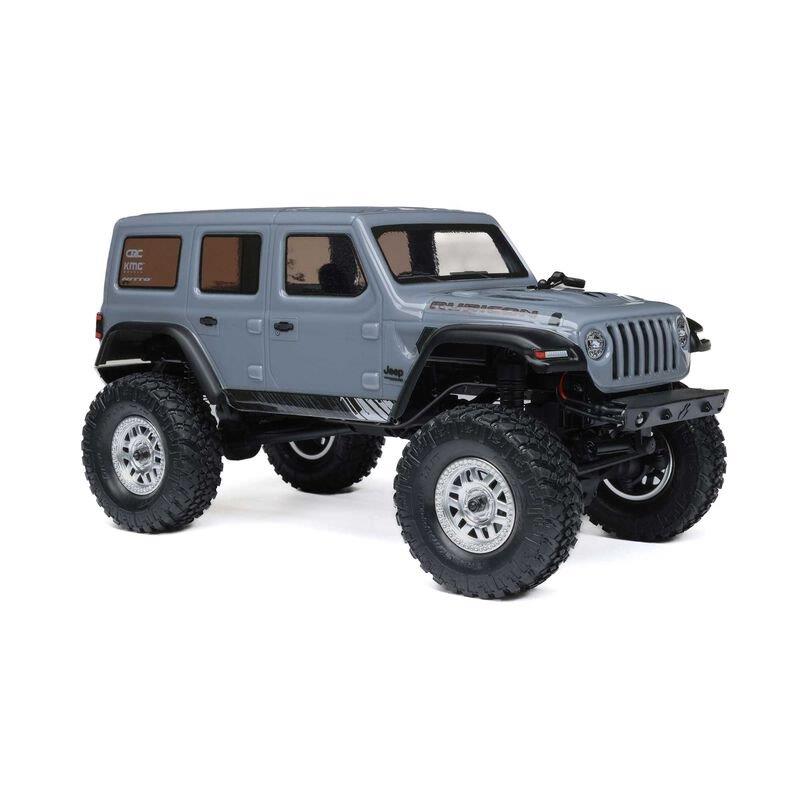 AXIAL 1/24 SCX24 Jeep Wrangler JLU 4X4 Rock Crawler Brushed RTR, Gray - 10