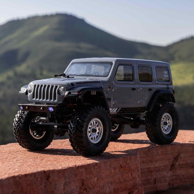 AXIAL 1/24 SCX24 Jeep Wrangler JLU 4X4 Rock Crawler Brushed RTR, Gray - 3