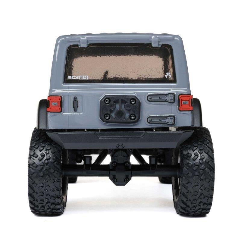 AXIAL 1/24 SCX24 Jeep Wrangler JLU 4X4 Rock Crawler Brushed RTR, Gray - 13