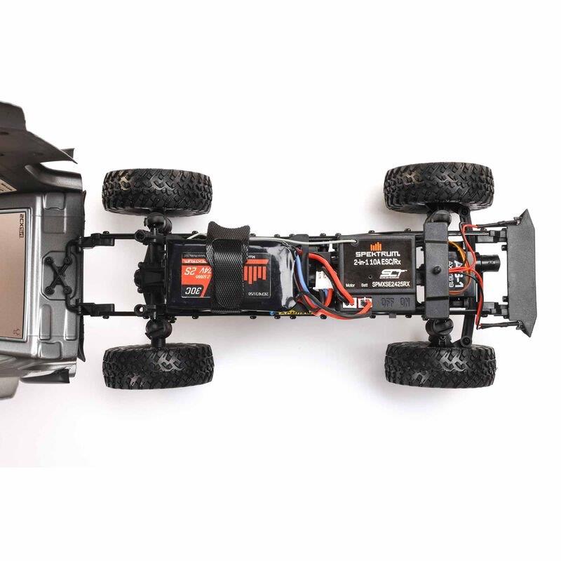 AXIAL 1/24 SCX24 Jeep Wrangler JLU 4X4 Rock Crawler Brushed RTR, Green - 18