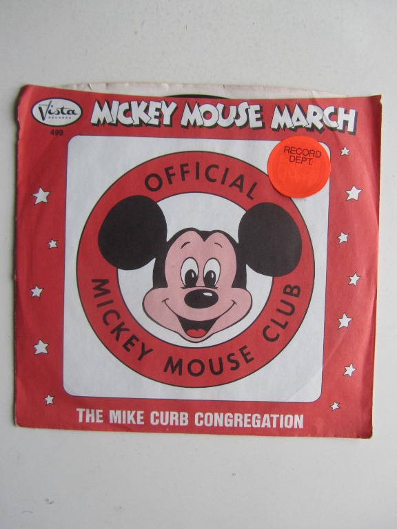 Mickey Mouse March 7" vinylskiva