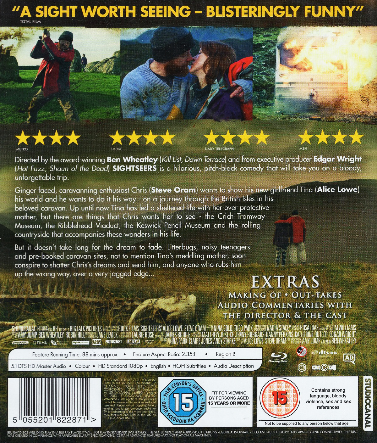 Sightseers (ej svensk text) (Blu-ray) - 2
