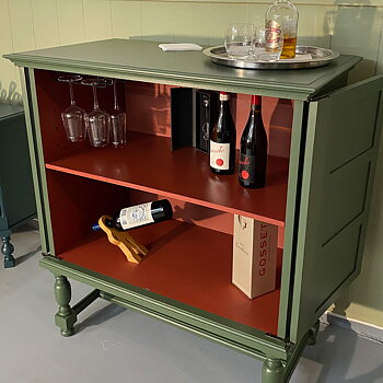Dining Room Red - Wine Cabinet