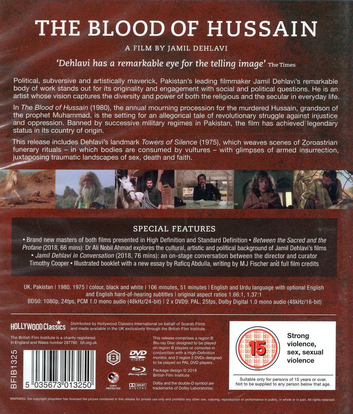 Blood of Hussain / Towers of Silence (ej svensk text) (Blu-ray + DVD) - 2
