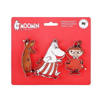 Mumin : Kakformar - Set med Muminmamma, Sniff och Lilla My