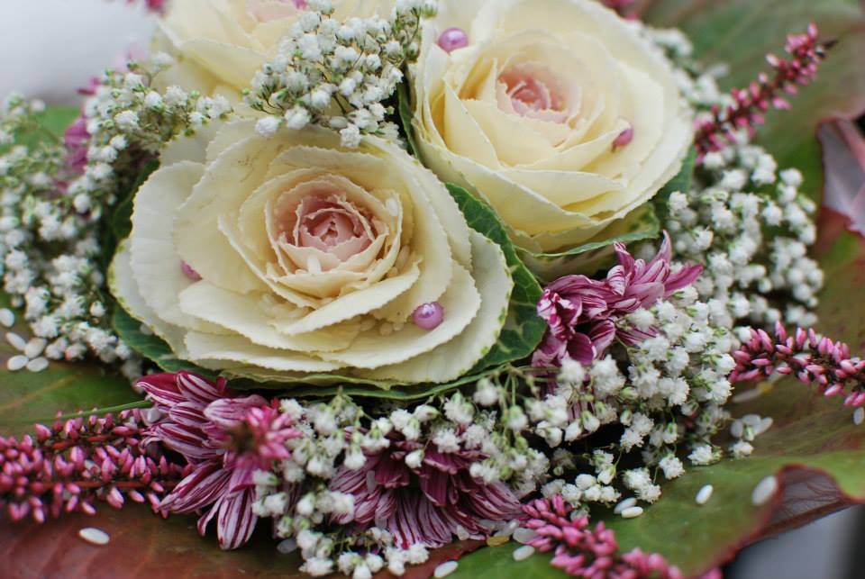 Personligt  bröllops paket utformat med floristen nr 4500