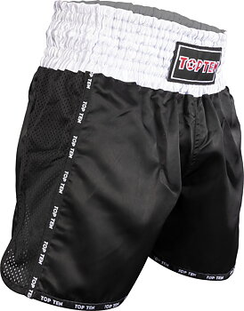 Topten shorts FIGHT Svart/Vit
