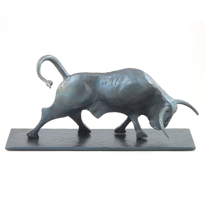 Erik Höglund (1960s) Wrought Iron Bull 36 cm (Limited Edition)