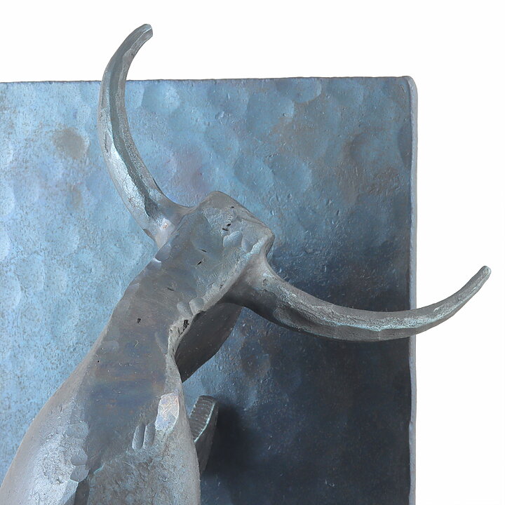 Erik Höglund (1960s) Wrought Iron Bull 36 cm (Limited Edition)