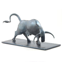 Erik Höglund (1960s) Wrought Iron Bull 36 cm (Limited Edition)