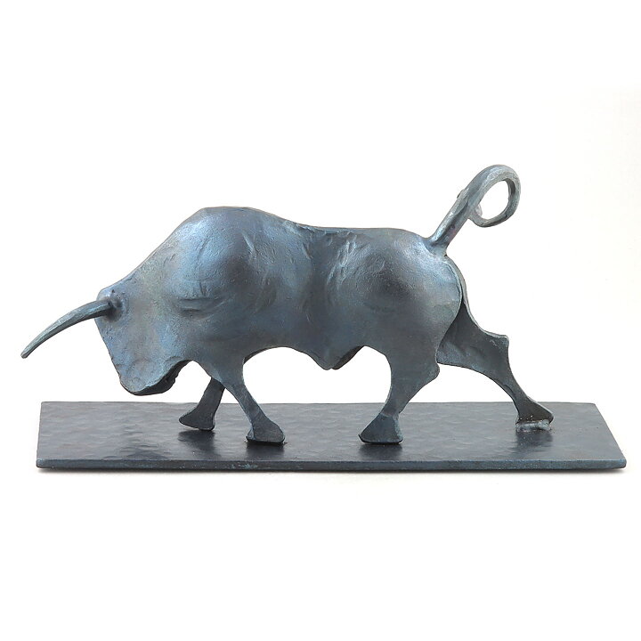 エリック・ホグラン  限定品  鉄製の雄牛  (36cm)  1960年代