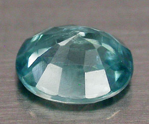 0,59 ct muy bonita piedra preciosa de circón azul natural de talla ovalada - 2
