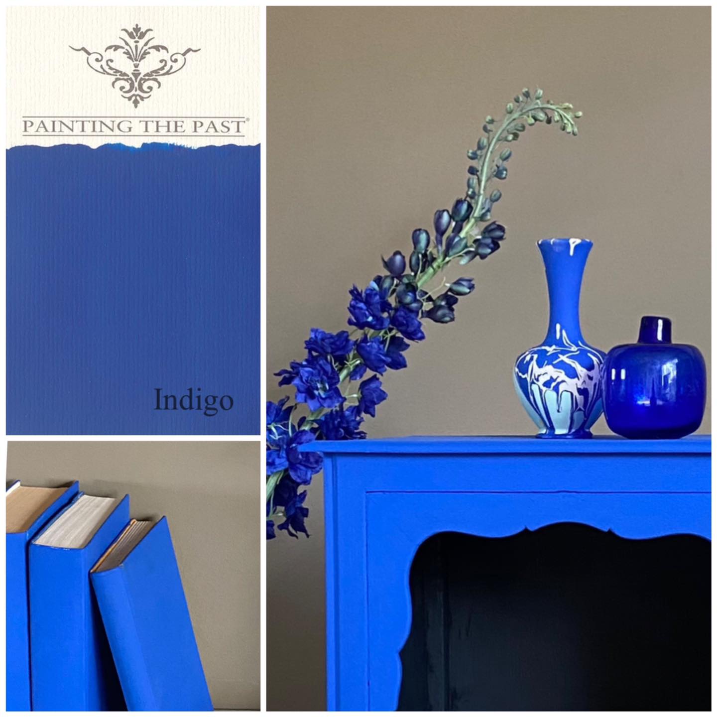 Moodboard - Indigo - PAINTING THE PAST