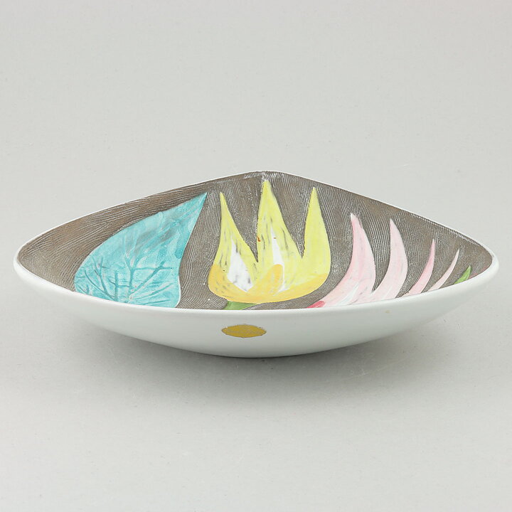 Mari Simmulson (1960s) Triangular Tulip Bowl 22 cm (2)