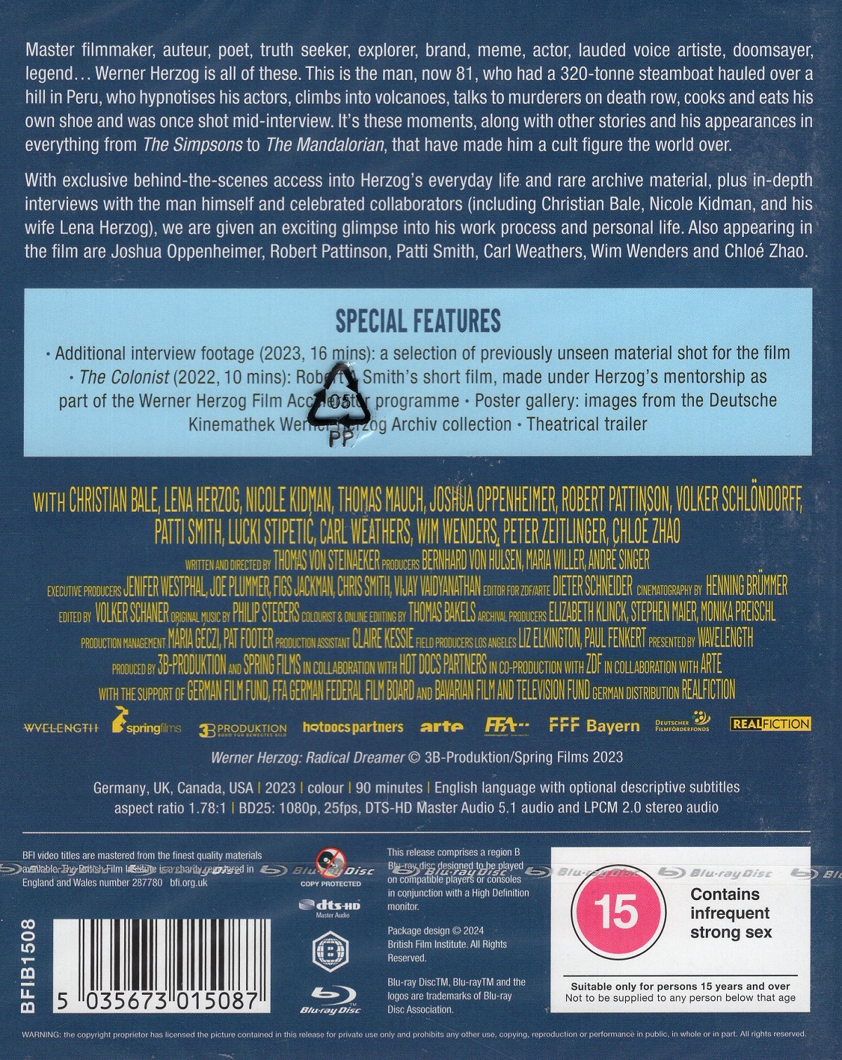 Werner Herzog: Radical Dreamer (ej svensk text) (Blu-ray) - 2