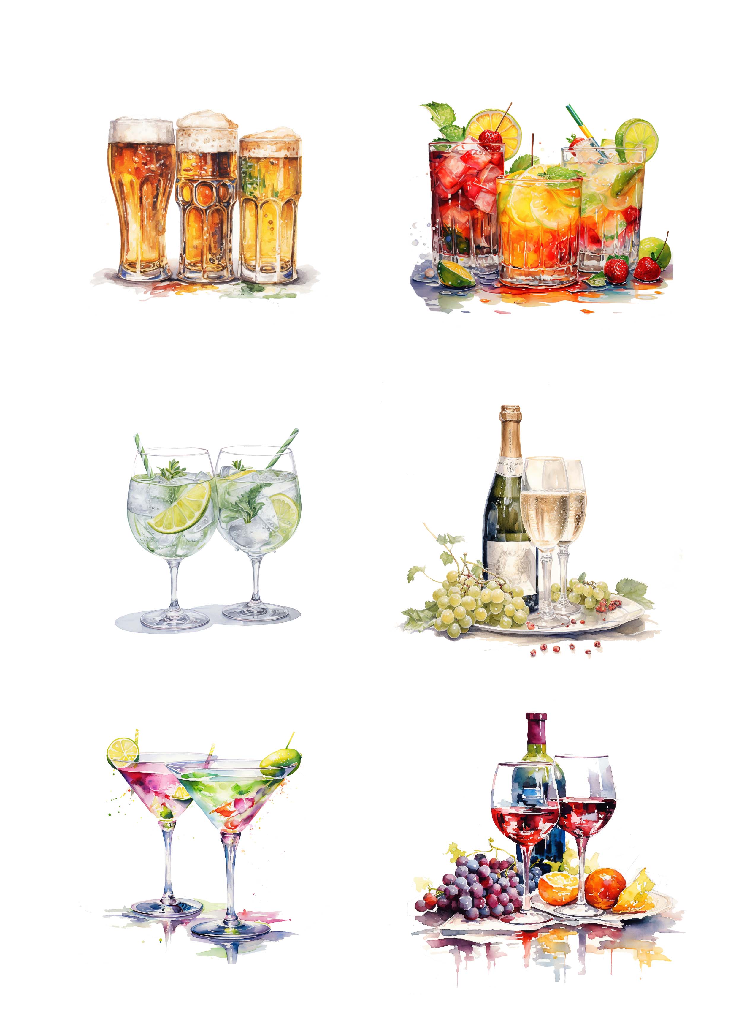 Papper Klippark - Drinks -  A4