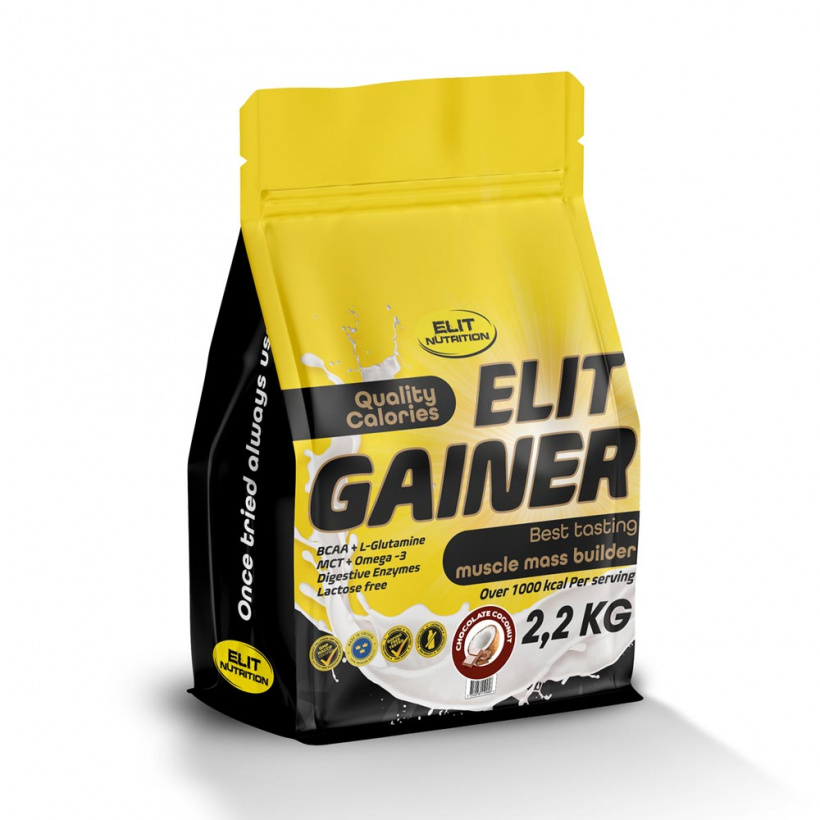 ELIT GAINER - Choklad Kokos - Laktosfri  2,2kg
