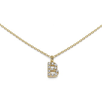 Kirjekaulakoru kultainen 18k cz B:llä