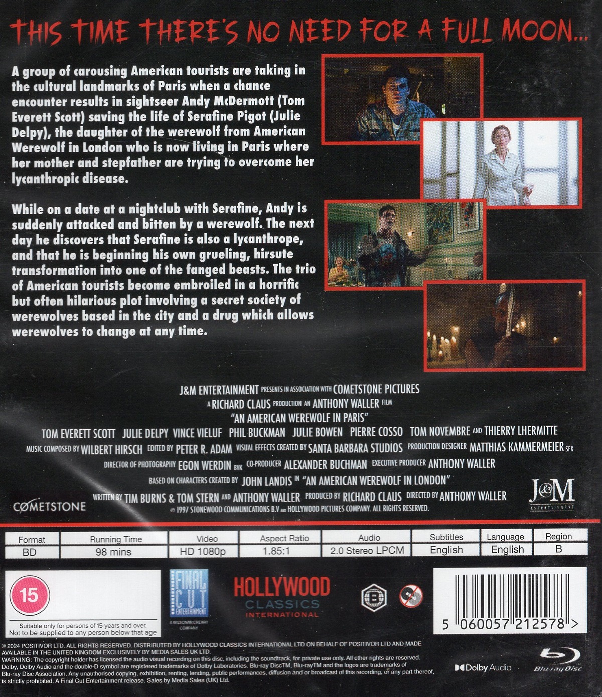 An American Werewolf In Paris (ej svensk text) (Blu-ray) - 2