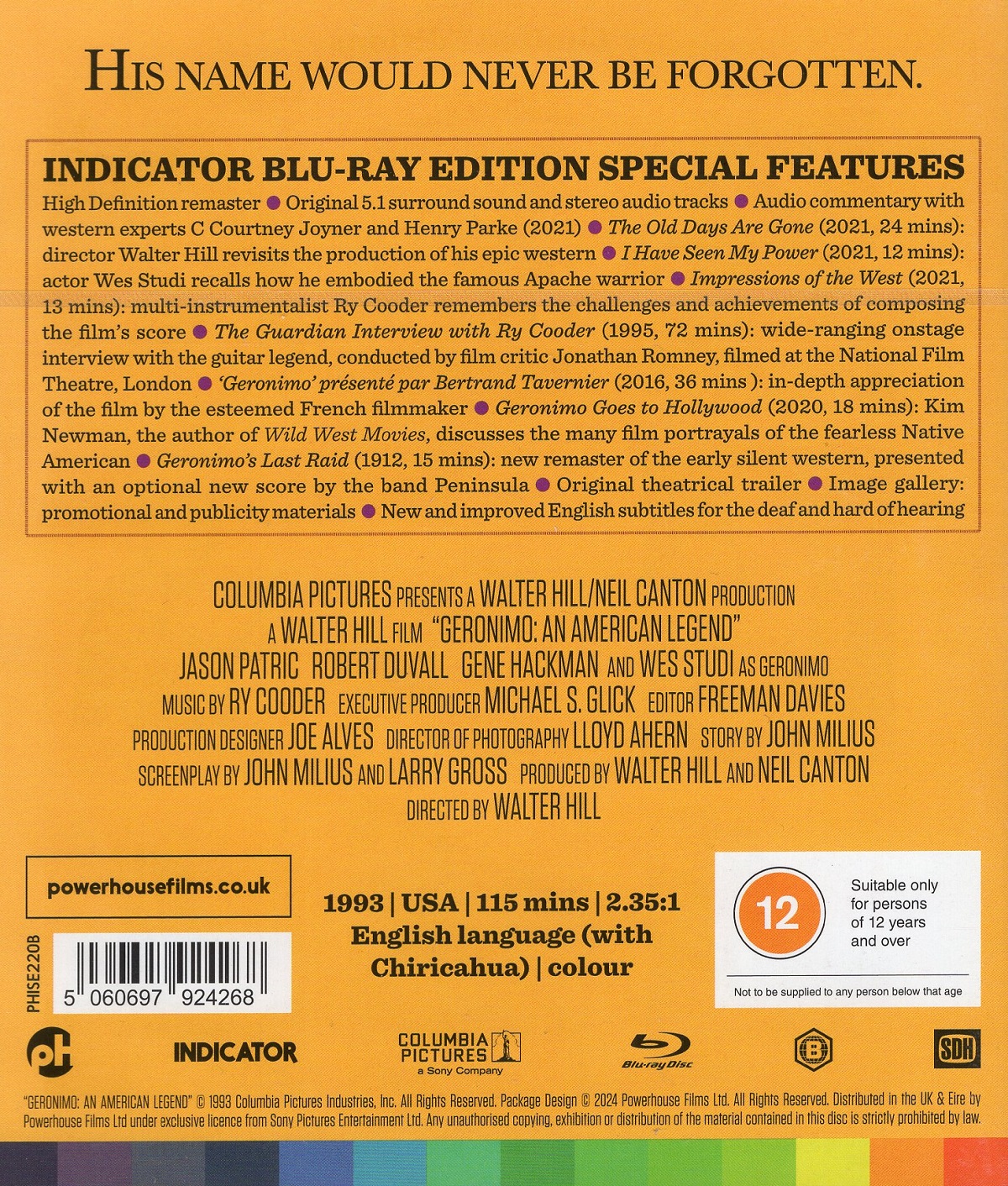 Geronimo (ej svensk text) (Blu-ray) - 2