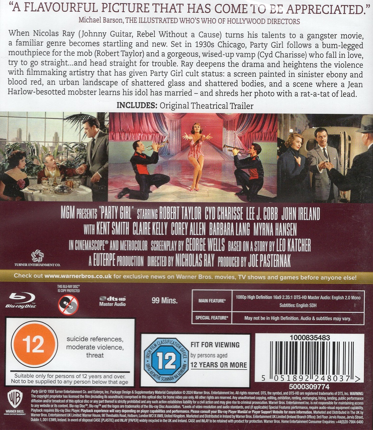The Party Girl (ej svensk text) (Blu-ray) - 2