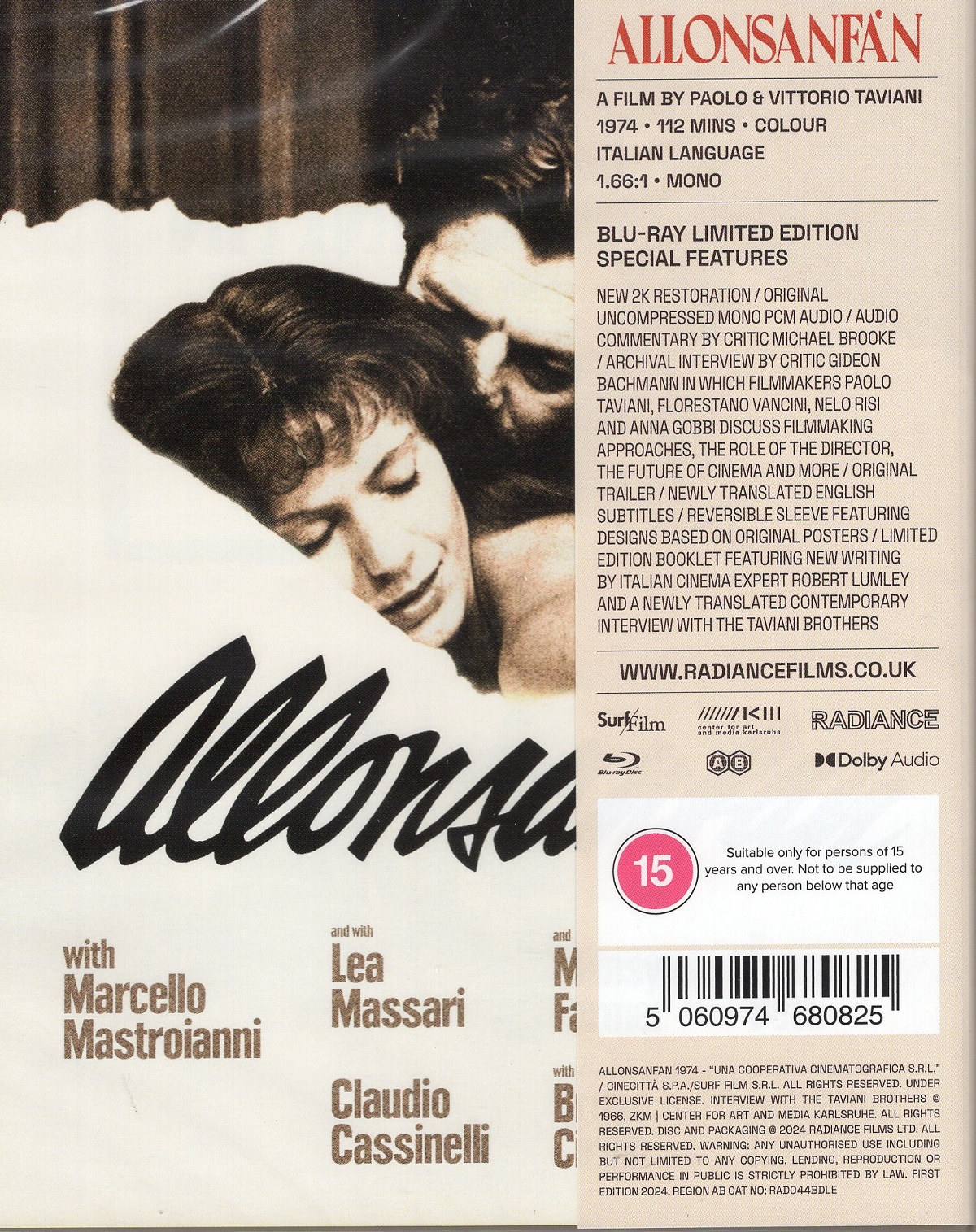 Allonsanfan (Limited Edition) (ej svensk text) (Blu-ray) - 2